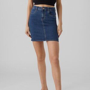 Vero Moda Blue Denim Skirt